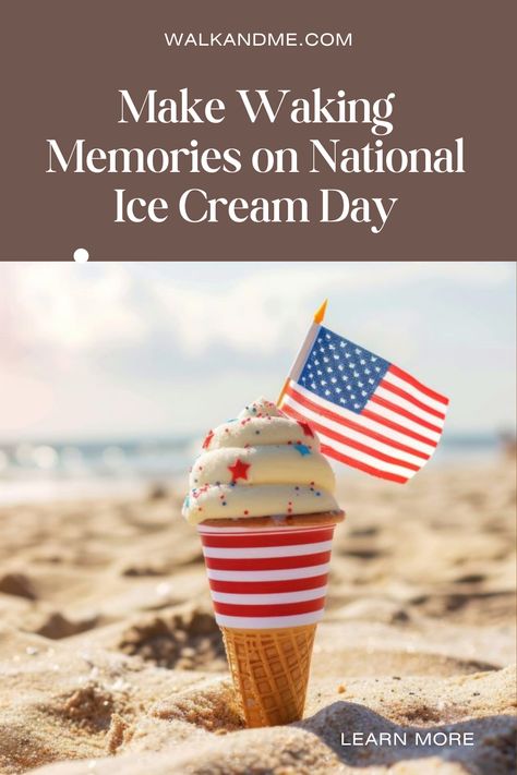 Ice Cream Month, Reusable Utensils, Walking Gear, National Ice Cream Month, Ice Cream Day, Community Engagement, Ice Cream Shop, Practical Advice, Engagement Activities