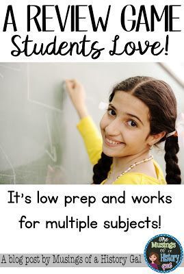 A Review Game Students Love - Whether you're studying for an end of chapter review, the entire unit, doing year end test prep, or ANY type of test - you're going to LOVE this review game! It works great for ANY subject matter with 3rd, 4th, 5th, 6th, 7th, 8th, 9th, 10th, 11th, and 12th grade students. Did I mention a FREE download too?! What more could you ask for? {test prep freebie} Review Games High School, Test Review Games, Study For A Test, Exam Review, Secondary Teacher, How To Study, Secondary Ela, Social Studies Teacher, Review Activities