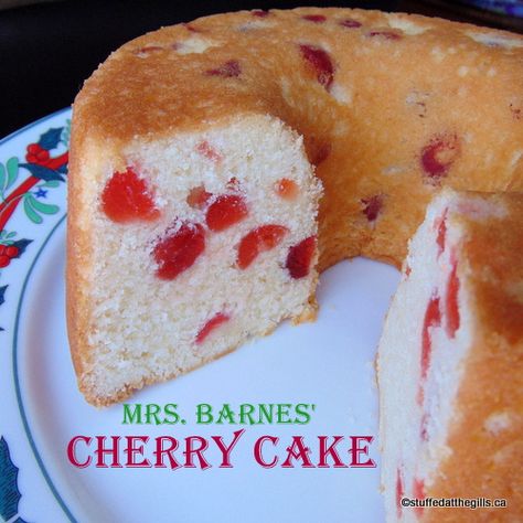 Newfoundland Cherry Cake, Cherry Walnut Cake, Cherry Pound Cake Recipes, Newfoundland Christmas, Sultana Cake, Newfoundland Recipes, Cake Cherry, Canadian Cuisine, Rock Recipes