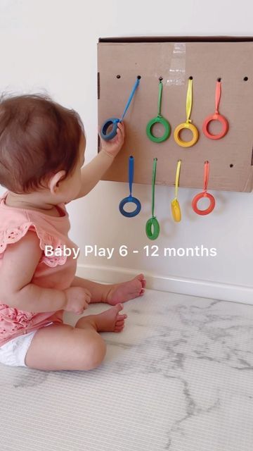 6 Months Play Ideas, Diy Activities For 10 Month Old, 6 To 12 Month Activities, Baby Sensory Board 6 Months, 6 Months Baby Activities, 6 Months Activities For Baby, Baby Activities 9-12 Months, 6 Month Baby Activities Play Ideas, 6 To 9 Months Activities