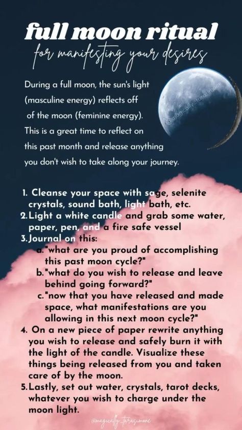 Full Moon Release Ritual, Full Moon Manifestation, Full Moon Ceremony, Manifestation Ritual, Beginner Witches, Moon Manifestation, Full Moon Spells, Moon Ceremony, Women Affirmations