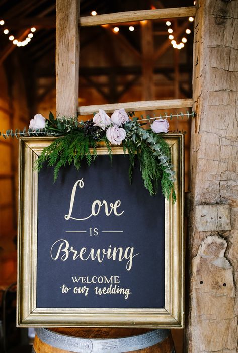 Craft Beer Wedding, Fall Rehearsal Dinners, Love Is Brewing, Rehearsal Dinner Decorations, Beer Wedding, Violet Wedding, February Wedding, Brewery Wedding, Wedding Court