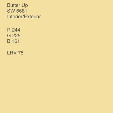 Sherwin Williams Butter Up, Sw Butter Up, Butter Up Sherwin Williams, Butter Yellow Paint Colors, Sherman Williams Yellow Paint Colors, Yellow Sherwin Williams, Sherwin Williams Exterior Yellow Paint Colors, Sherwin Williams Yellow Paint Colors, Sherwin Williams Yellow