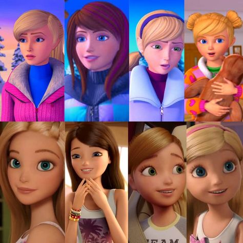 👑BARBIE👑 on Instagram: “Which animation do you prefer, Perfect Christmas or Great Puppy Adventure??💙👭🏼💛 Movie: Barbie And Her Sisters In A Great Puppy Adventure…” Barbie And Her Sisters In The Great Puppy Adventure, Barbie Movies List, Barbie And Her Sisters, Barbie Sisters, Barbie Core, Adventure Movie, Movies List, Barbie Princess, Barbie Movies