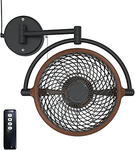 Vento VIVI-DC 10 In. Wall Mount Swivel fan with Folding Arm (Walnut) Folded Arms, Wall Mount, Mid-century Modern, Walnut, Free Delivery, Mid Century, Fan, 10 Things, Wall