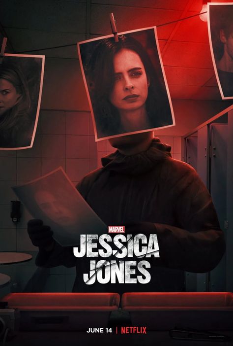 Jessica Jones Season 3 poster Oa Netflix, Class 09, Detective Movies, Jessica Jones Marvel, Rachael Taylor, Krysten Ritter, Desain Editorial, Film Poster Design, Luke Cage