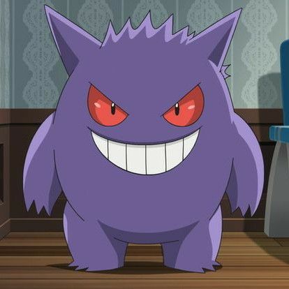 Purple Cartoon Characters, Blue Cartoon Character, Pokemon W, Pokemon Project, Gengar Pokemon, Ghost Pokemon, Wild Pokemon, Pokemon Oc, Iconic Wallpaper