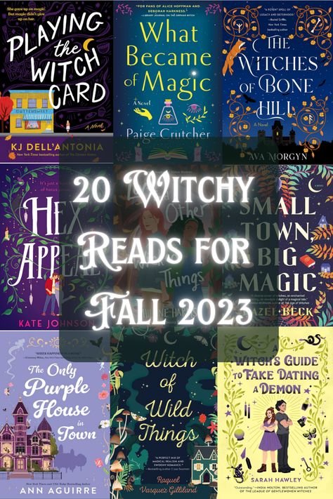 Spice up your fall with these witchy reads! Which book will accompany you on your autumn adventures? Explore witchy magic and captivating tales with this fall reading list featuring must-read witchy books. Cozy Fall Aesthetic Witchy, Fall Reads 2024, Fall Reads, Witchy Books, Books Cozy, Autumn Books, Fall Reading List, Magical Autumn, Autumn Adventures