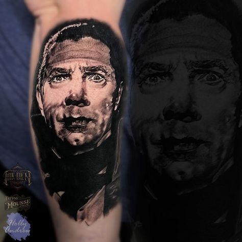 Bela Lugosi Dracula Tattoo, Dracula Portrait, Andrew Tattoo, Bela Lugosi Dracula, Dracula Tattoo, Bela Lugosi, Count Dracula, Next Tattoo, Tattoo Artist