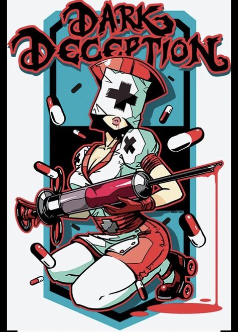 Pfp for the Reaper Nurse fans Dark Deception, Nurse Art, The Reaper, Nurse Design, Dark Anime, Check It Out, Twitter, Design