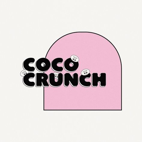 Cereal Logos, Coco Crunch, Cereal Brands, Crunch Cereal, Retro Vibe, Colour Palette, Bold Colors, Brand Logo, Cereal