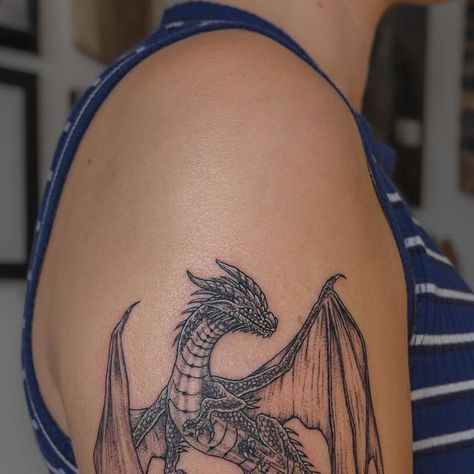 • Loe Grie • on Instagram: "Medieval Dragon 🔥🔥 Thanks a lot for the trust Laurence ☺️ ~ . #dragontattoo #tattooideas #tattoo #inked #blackink #blacktattooart #blacktattoo #montrealtattoo #tattoomontreal #moontattoo #tattooart" Wyvern Dragon, Medieval Dragon, Thanks A Lot, Dragon Tattoo, Moon Tattoo, Tattoo On, Black Tattoos, I Tattoo, Art Tattoo