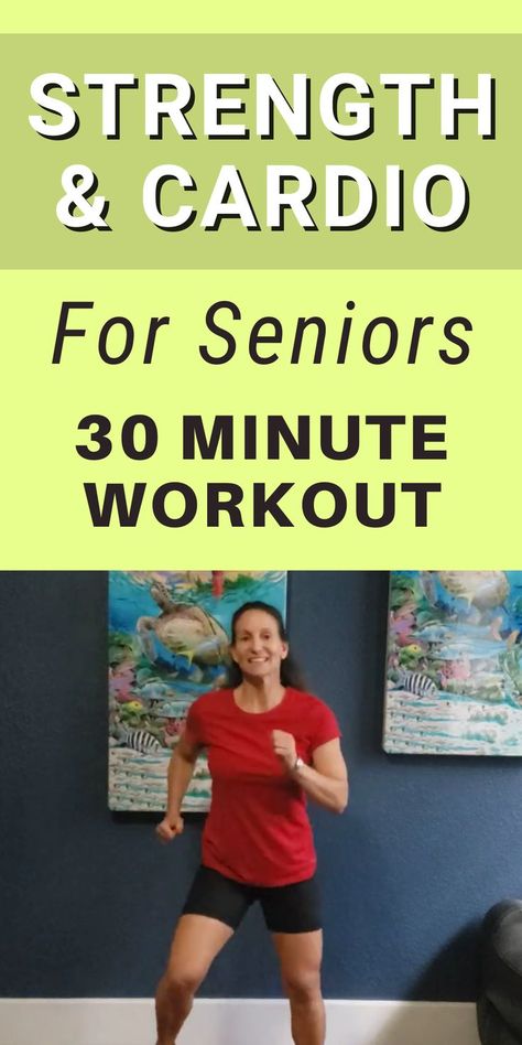 strength and cardio workout for seniors Senior Fitness Workouts, Seniors Workout, Senior Workout, 30 Minute Cardio Workout, Zumba Workouts, Fitness With Cindy, Cardiovascular Exercises, Beginners Exercise, Restless Legs Syndrome