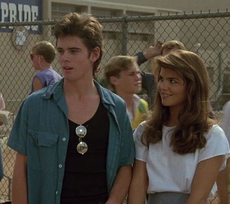 C Thomas Howell and Lori Loughlin in Secret Admirer The Outsiders Ponyboy, Tommy Howell, C Thomas Howell, Thomas Howell, The Outsiders Cast, 80s Actors, The Outsiders Greasers, Lori Loughlin, 80s Men