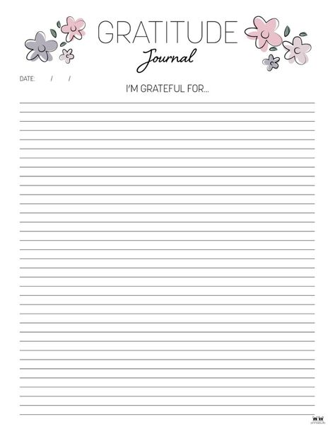 Gratitude Journal Printable, Daily Planner Printables Free, Daily Gratitude Journal, Gratitude Activities, Bullet Journal Ideas Templates, Journal Templates, Planner Printables Free, Daily Gratitude, Planner Decorating