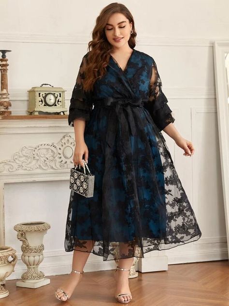 Dresses 2022 Summer, Plus Size Midi Dresses, Flora Print Dress, Fiesta Dress, Dresses 2022, Oversized Outfit, Elegant Dresses For Women, Plus Size Womens Clothing, Crop Top Blouse