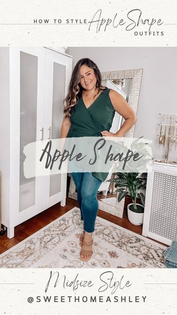 Midsize Apple Shape Outfits, Midsize Apple Shape Fashion, Apple Shape Fashion, Apple Shape Outfits, Shape Fashion, Mid Size Fashion, Apple Shape, Midsize Style, Body Outfit