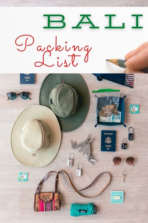 Wondering what to pack for Bali? The Bali packing list includes must-have travel essentials and accessories to make your Bali holiday easier and more enjoyable. #bali #accessories #travel #gear #pack #packinglist #checklist #indonesia #island #beach Bali Travel Essentials, Packing For Bali, Bali Checklist, Bali Essentials, What To Pack For Bali, Bali Packing List, Bali Holiday, Weekend Packing, Packing Essentials List