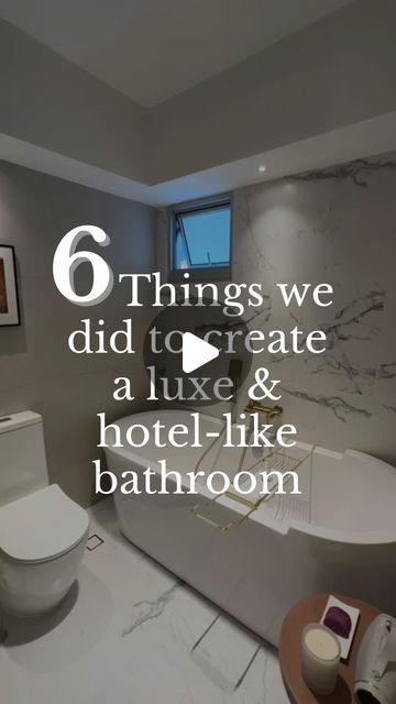 Hausleow | Home & Lifestyle on Instagram: "Ever dreamt of having a bathroom that feels like a 5-star hotel? Us too! 😍 Here’s how we made it happen! 🚿✨ #bathroomgoals" Hotel Bathroom At Home, Hotel Bathroom Ideas, Fancy Bathroom Luxury, Hotel Inspired Bathroom, Hotel Bathroom Design Luxury, Expensive Bathrooms, Lux Bathroom, Hotel Style Bathroom, Home Spa Bathroom