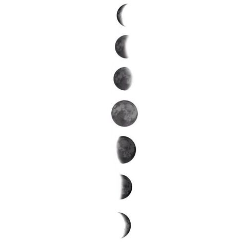 Phases Of The Moon Tattoo Arm, Moon Phases Behind Ear Tattoo, Moon Phase Tattoo Arm, Center Tattoo, Mother Moon, Icon Tattoo, Moon Phases Tattoo, Tattoo Moon, Sternum Tattoo