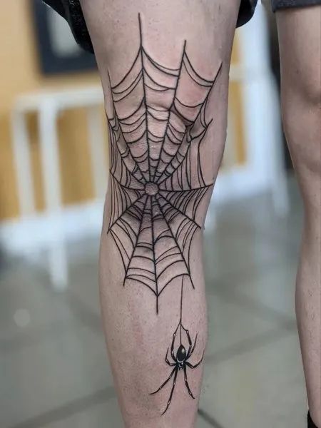 Spider Web Knee Tattoo Spiderman Elbow Tattoo, Skull Elbow Tattoo Men, Spider Man Forearm Tattoo, Elbow Tattoo Web, Spider Tattoo Men Forearm, Cobweb Tattoo Design, Spiderweb Tattoo On Elbow, Spider Wed On Elbow Tattoo, Spider Web Tattoo Men