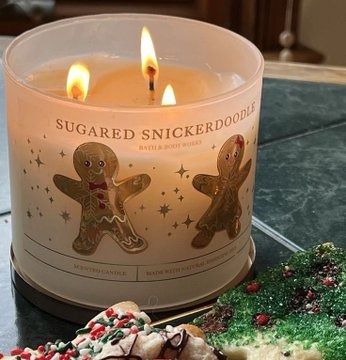 Snicker Doodle, Candle Obsession, Christmas Smell, Christmas Scented Candles, Christmas Dreaming, Cute Candles, Winter Candle, Candle Aesthetic, Christmas Scents