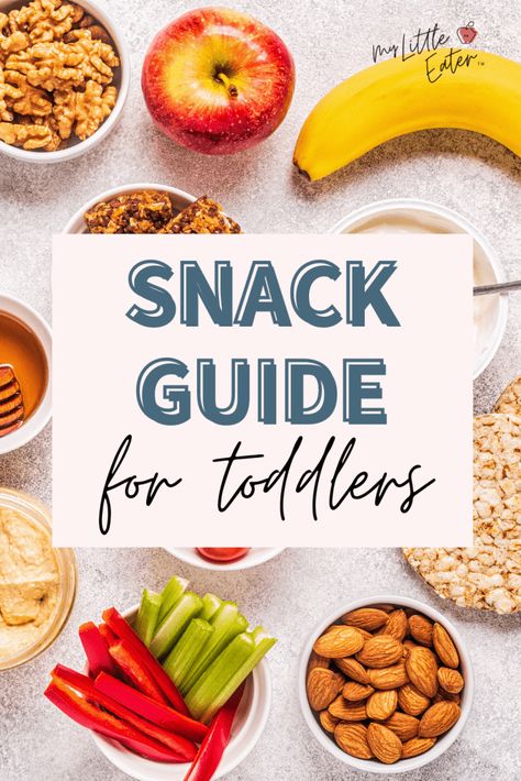 The best snack guide: make easy and healthy toddler snacks for 1 year olds and up - My Little Eater Best Snacks For One Year Old, Snacks For Two Year Olds, Snack Ideas For One Year Old, Toddler Bedtime Snack Ideas, Cheap Toddler Snacks, Snacks For 13 Month Old, Baby Snacks 1 Year On The Go, Toddler Veggie Snacks, Snacks For 18month Old