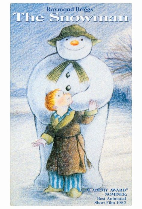 The Snowman (Jackson/Murakamai, 1982) The Snowman Movie, Raymond Briggs, Christmas Films, English Movies, The Snowman, Christmas Memory, Frames For Canvas Paintings, Robin Hood, Childrens Illustrations