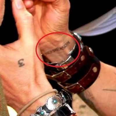 Johnny Depp’s 10 Tattoos & Their Meanings - Biography Gist Reason Tattoo, Johnny Depp Tattoos, Mark Mahoney, Johnny Depp Style, Dot Tattoos, Tattoo Shows, Captain Jack Sparrow, Captain Jack, Matching Tattoos