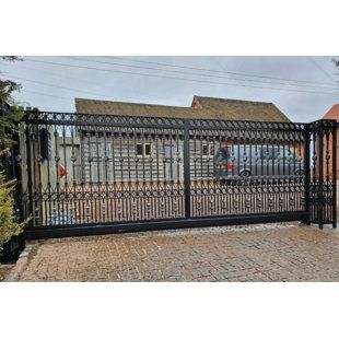 Classic Fence, Entry Gate, Outdoor Fencing, Driveway Gates, Wrought Iron Fences, Sliding Gate, Wrought Iron Gates, Driveway Gate, Entry Gates