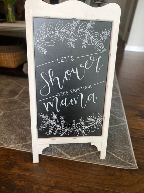 Sprinkle Chalkboard Sign, Baby Shower Chalkboard Sign Ideas, Chalkboard Baby Shower Sign, Baby Shower Welcome Sign Chalkboard, Baby Shower Chalkboard Sign, Baby Shower Chalkboard, French Baby Shower, Chalkboard Baby, Baby Shower Vintage