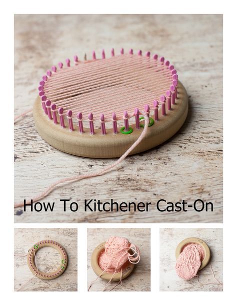 Tricotin Long, Loom Knitting For Beginners, Sock Loom, Round Loom Knitting, Kitchener Stitch, Loom Knitting Tutorial, Loom Knitting Stitches, Loom Knit Hat, Crochet Mittens Pattern