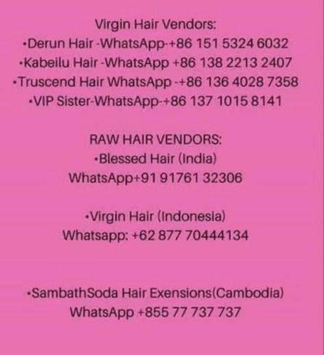 Raw Hair Vendors Wholesale List, Wig Vendors List, Hair Extensions Business Name Ideas, Raw Hair Vendors, Wig Business Names Ideas, Hair Vendors Wholesale List, Hair Business Names, Hair Business Names Ideas, Business Vendors