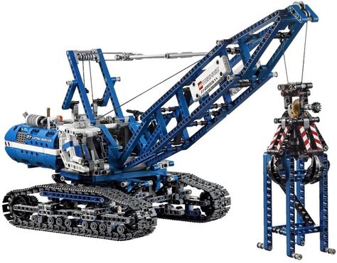 Click to close image, click and drag to move. Use arrow keys for next and previous. Lego Crane, Lego Technic Sets, Lego Kits, Crawler Crane, Model Building Kits, Buy Lego, Lego Cars, Lego Projects, Lego Technic