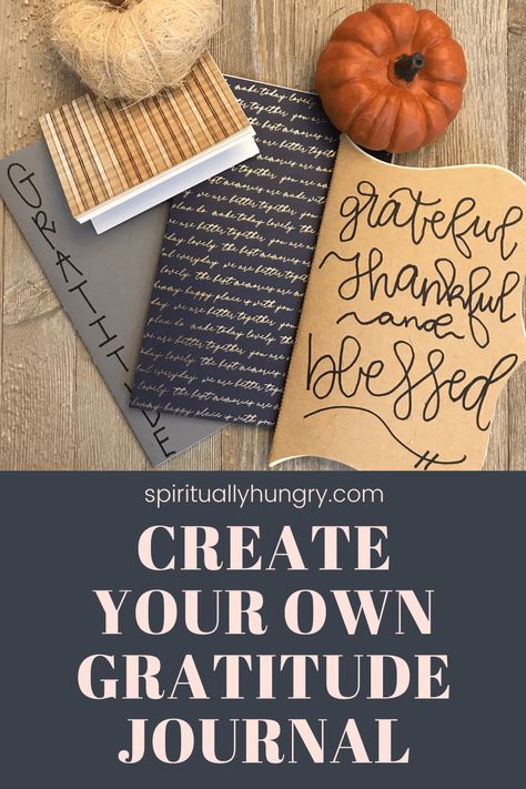 Create a gratitude journal very easily, let me show you how! This DIY anyone can do! Fill it with prayers, Scripture, and gratitude to God for all that He has done and is doing in your life! via @alexiswaid Making A Gratitude Journal, How To Make A Gratitude Journal, Gratitude Crafts For Teens, Thankful Journal Ideas, Gratitude Crafts For Adults, Diy Gratitude Journal, Gratitude Journal Ideas Creative, Gratitude Journal Ideas, Thankful Journal