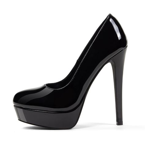 Prom Shoes Black, Womens High Heels Stilettos, High Heels For Women, Stilettos Heels, Platform Pumps Heels, Prom Heels, Black Platform Heels, Black Pumps Heels, Heels For Women