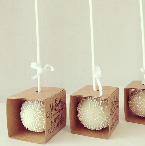 Cake Pop Packaging, Pop Packaging, Cake Pop Boxes, Diy Cake Pops, Wedding Cake Pops, Individual Cakes, Candy Wedding Favors, Mini Tortillas, Candy Cake