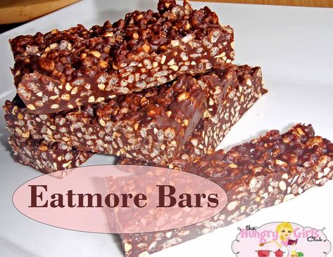 Eatmore Bars Recipe, Eatmore Bars, Hungry Girl Recipes, Honey Roasted Peanuts, Delectable Desserts, Bars Recipe, Homemade Candies, Rice Krispie, Christmas Snacks