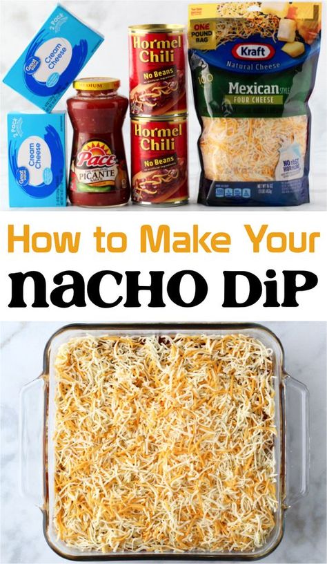 Easy Nacho Dip, Nacho Dip Recipe, Nachos Dip Recipe, Best Dip, Nacho Dip, Easy Nachos, Delicious Dips Recipes, Appetizers Easy Finger Food, Finger Foods Easy