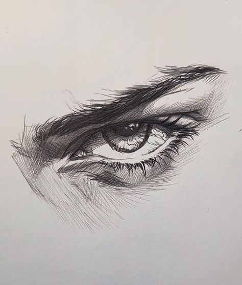 Drawing Eyes Aesthetic, Determined Eyes Drawing, Emotional Eyes Sketch, Crosshatching Drawing Face, Male Lips Sketch, Angry Eyes Drawing Reference, Side Lips Sketch, How To Draw Male Eyes Realistic, Realistic Sketches Of People Faces