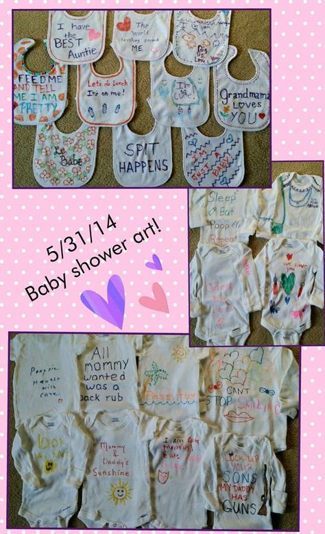 Decorate Onsies Station, Decorate A Bib Station, Decorate Onesies Baby Shower Cute Ideas, Bib Making Station, Make A Onesie Station, Decorate Onsies Ideas, Bib Decorating Ideas, Decorate Onesies Station, Onsie Decorating Station Sign