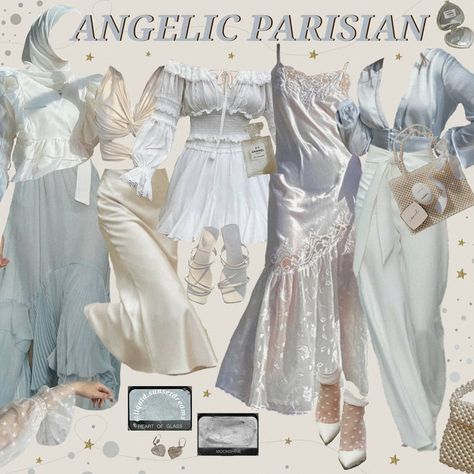 ➸ sarina ✦⋆ on Instagram: “Angelcore × parisian 🕊🪞🤍💌” Cute Grunge, Fairycore Clothes, Grunge Fairycore, Style Bundle, Accessories Style, Outfit Look, Mystery Box, Clothes And Accessories, Looks Vintage