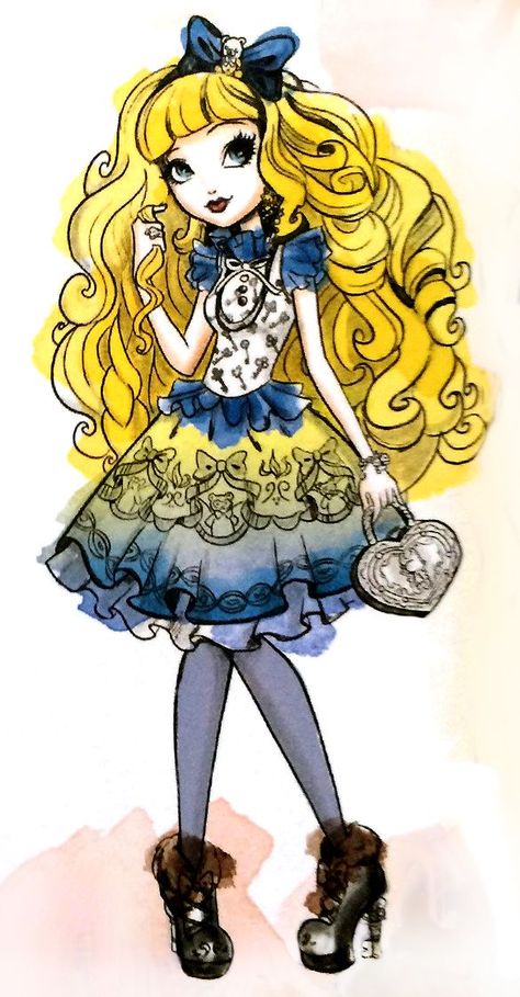 Blondie Lockes Ever After High Royals, Ever After High Blondie Locks, Blondie Lockes, Arte Monster High, Moster High, Raven Queen, After High School, Dc Super Hero Girls, Monster High Art