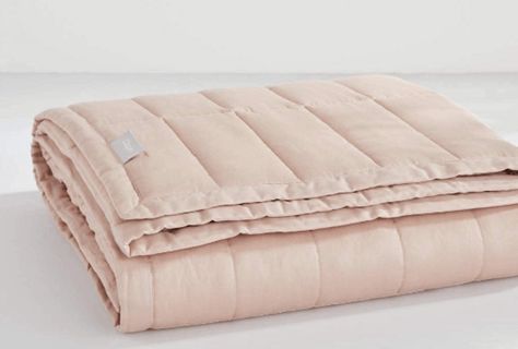 Casper Weighted Blanket ONLY $99 (Reg. $180)! Casper Pillow, Casper Mattress, For Restless Sleepers, Heavy Blanket, Throw Blanket Size, Dusty Rose Pink, Hybrid Mattress, Unique Pillows, Metal Bed Frame