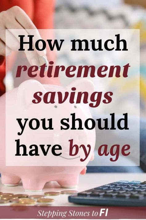 Learn how much you should have saved up for retirement based on your current age and goals. Simple charts to quickly check where you want to be and where you are now. Tips on saving more and getting back on track. #retirement #financialplanning #financialfreedom #financialindependence #wealthbuilding #personalfinance How Much Money Should I Have In Savings, How To Save For Retirement, Retirement Savings By Age, Savings By Age, How To Retire Early, Retirement Goals, Save For Retirement, Retirement Money, Retirement Savings Plan