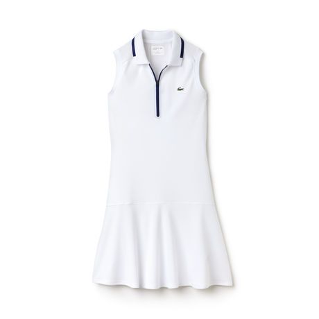 Women's Lacoste SPORT Tennis Technical Piqué & Mesh Flared Dress Girl Golf Outfit, Sport Vibes, Madison Beer Outfits, Lux Fashion, E Girl Outfits, Tennis Outfit Women, Prep Style, Polo Shirt Dress, Lacoste Women