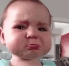 Funny Baby Faces, Crying Gif, Funny Face Photo, Baby Tumblr, Cute Babies Photography, Kids Mood, Baby Faces, Baby Memes, Baby Crying