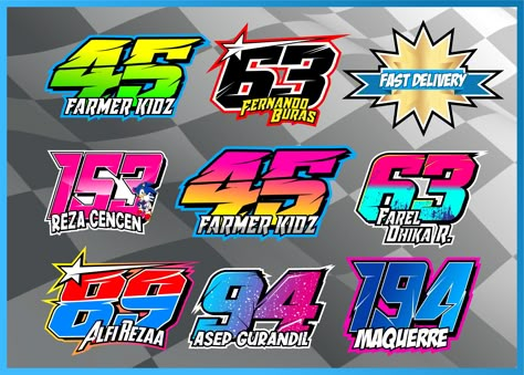 Create racing number, racing team logo, car wash by Ronihardiansah | Fiverr Logo Car Wash, Logo Racing, Motorsport Logo, Car Sticker Design, Team Logo Design, Adobe Illustrator Graphic Design, Logo Car, Live Screen Wallpaper, Logo Number