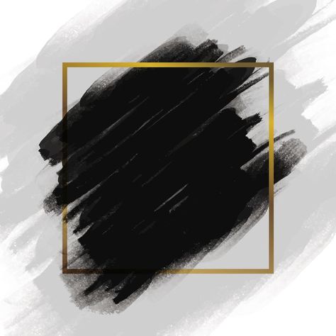 Gold And Black Background, Black Colour Background, Black Brush, Makeup Artist Logo, Background Design Vector, Frame Vector, Instagram Background, Artist Logo, Framed Wallpaper