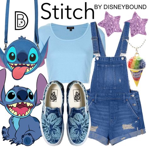 Welcome to the OFFICIAL #DisneyBound website!  As to Disney artwork/properties: ©Disney Characters To Dress Up As, Stitch Disney Bound, Disney Bonding, Disneybounding Ideas, Disney Bounding Ideas, Disney Character Outfits, Disneybound Ideas, Disney Bound Outfits Casual, Disney Outfit Inspo